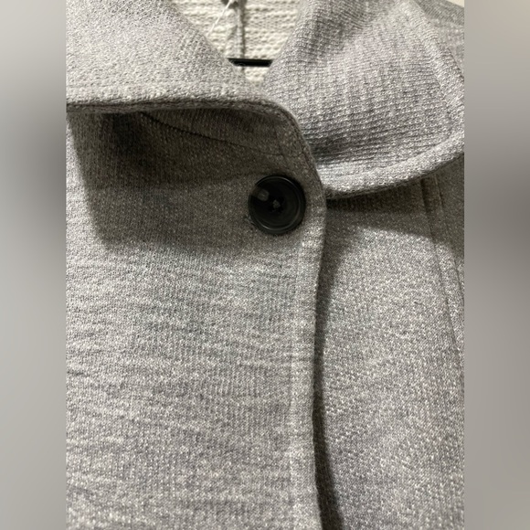 NWT James Perse Mid Length Transitional Cotton Gray Jacket Size 2 (Medium) - Picture 8 of 12